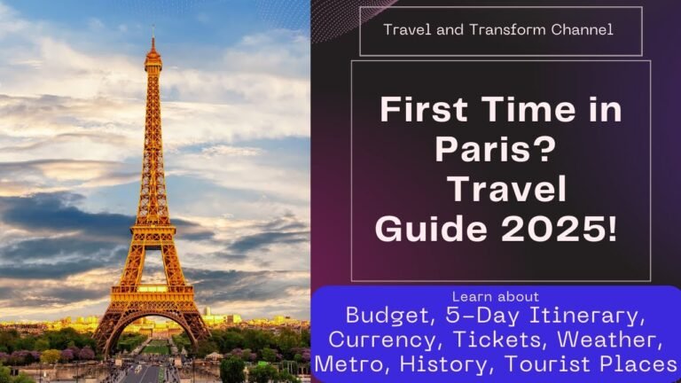 Solo Travel Paris, First Time Tips, Top 10 Attractions, Paris Travel Guide 2025