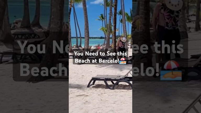 You Need to See this Beach at Barcelo!🏖️